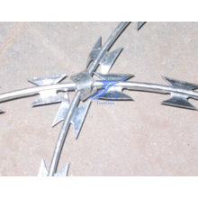 Sharp Galvanized Razor Barbed Wire (Factory)